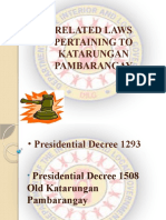 Katarungang Pambarangay For Presentation