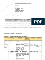 Experiencia de Aprendizaje # 0 1° - 2° Grado