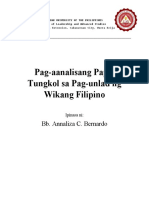 Pag-Aanalisang Papel Sa Wikang Filipino