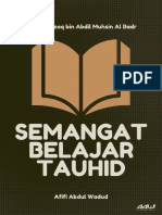 Semangat Belajar Tauhid