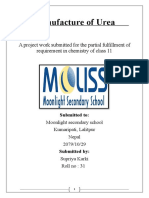 Chemistry Project Work On Manufracture of Urea