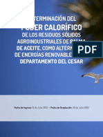 Poder Calorífico: Determinación Del