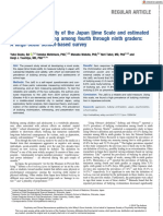 Psychiatry Clin Neurosci - 2019 - Osuka - Reliability and Validity of The Japan Ijime Scale and Estimated Prevalence of