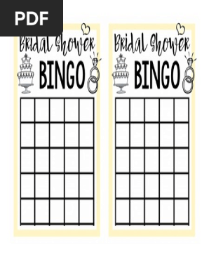 BridalShowerBingoGame