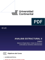 Análisis matricial de estructuras con método de rigidez