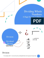 Dividing Whole Numbers: 4 Digit by 1 To 2 Digit