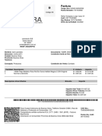 Factura electrónica productos venta contado