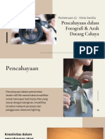 TM 11 - Fotografi - Pencahayaan Dalamfotografi ArahDatang Cahaya - Share