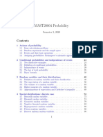 MAST20004 Probability: Semester 2, 2020