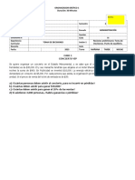 Organizador Gráfico 1. Toma de Decisiones. Punto de Equilibrio