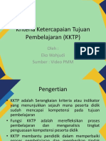 Kriteria Ketercapaian Tujuan Pembelajaran (KKTP)