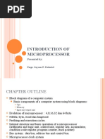 Introduction of Microprocessor: Presented By: Engr. Jayson P. Doloriel