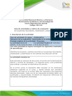 Guía de Actividades y Rúbrica de Evaluación - Unidad 2 - Paso 2 - Análisis de La Pubertad, Fecundación, Implantación y Placentación