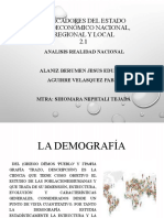 Análisis demográfico Zacatecas