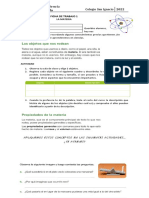 La Materia: Ficha de Trabajo 1