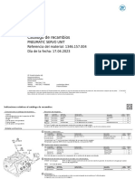 Catálogo de Recambios: Pneumatic Servo Unit Referencia Del Material: 1346.157.004 Día de La Fecha: 17.04.2023