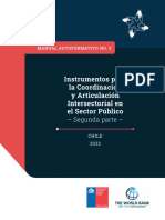 Instrumentos para La Coordinación y Articulación Intersectorial en El Sector Público