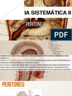 Anatomia Sistemática Ii: Peritoneu