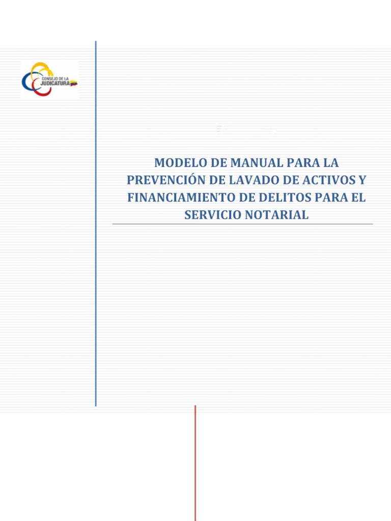 Manual de Prevención de Lavado de Activos | PDF | Lavado de dinero ...