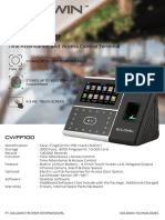 Multi Biometric Time Attendance and Access Control Terminal Stores 3000 Face 6000 Fingerprint