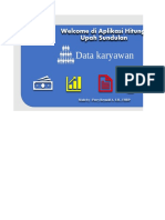 Data Karyawan: Welcome Di Aplikasi Hitung Upah Sundulan