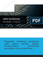 Upah Sundulan: HRBP Indonesia 7 & 8 Des 2019