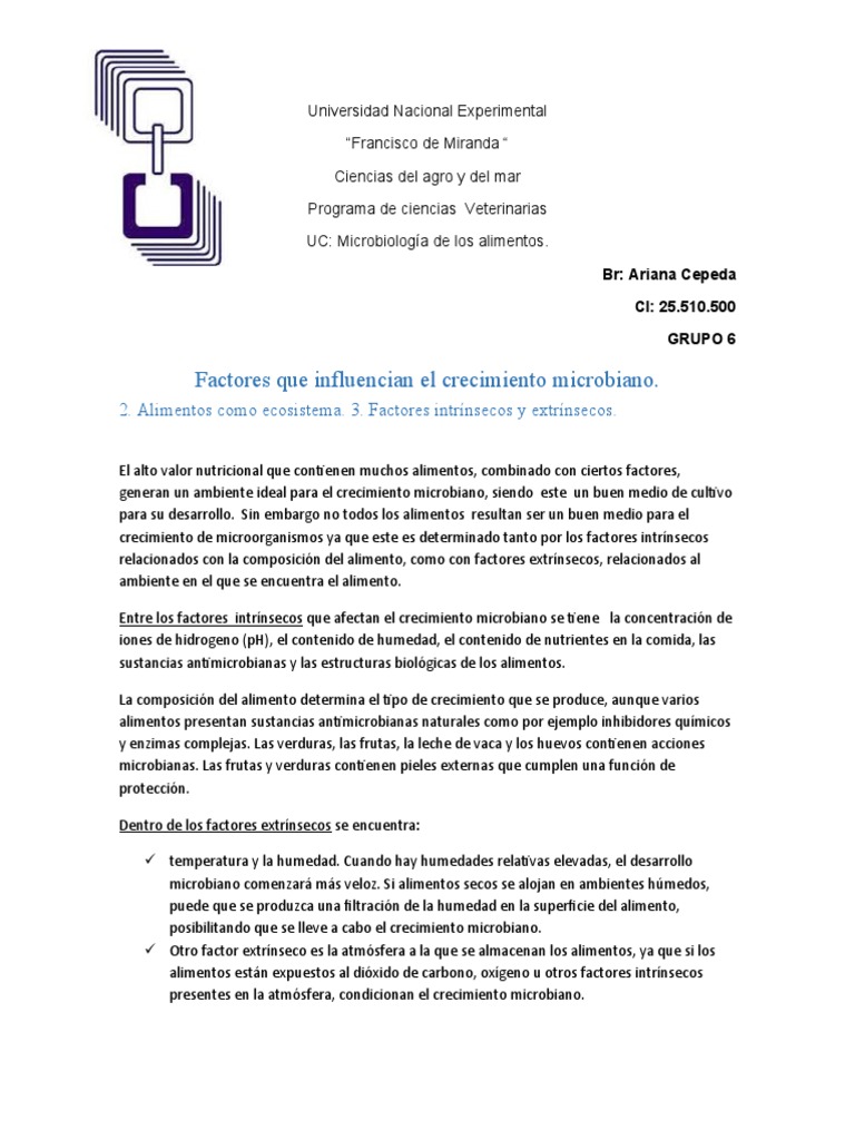 Microbiologia de Los Alimentos Ariana | PDF | Comida y bebida | Naturaleza