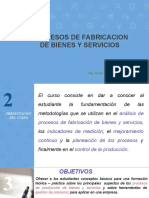 Procesos de Fabricacion de Bienes Y Servicios: Mg. María Janeth Granados Niño