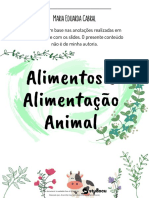 Alimentos e Alimentação Animal: Maria Eduarda Cabral