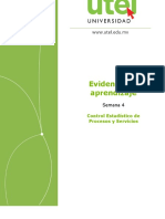 LISTO Control Estadístico de Procesos y Servicios - Semana 4 - P