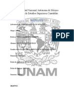 Reporte: Universidad Nacional Autónoma de México Facultad de Estudios Superiores Cuautitlán