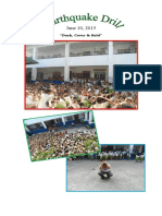 Pictorial Earthquake Drill - 2015