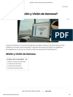 Misión y Visión de Gamesa - Información 2023