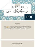 El Refrán Es Un Texto Argumentativo 2