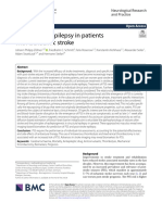 Seizures and Epilepsy in Patients With Ischaemic Stroke