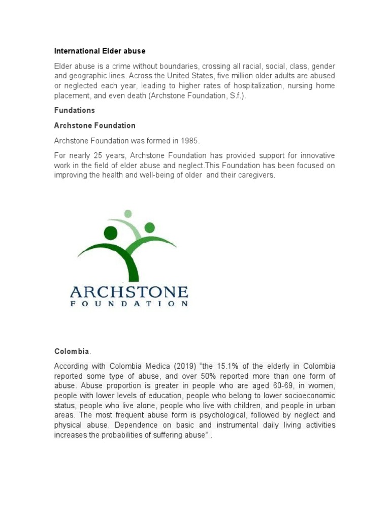 Elder Abuse Pdf