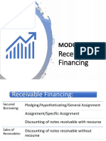 Module 5 - Receivable Financing