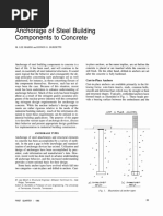 Anchorage of Steel Building Components To Concrete - Lee Marsh - Journal