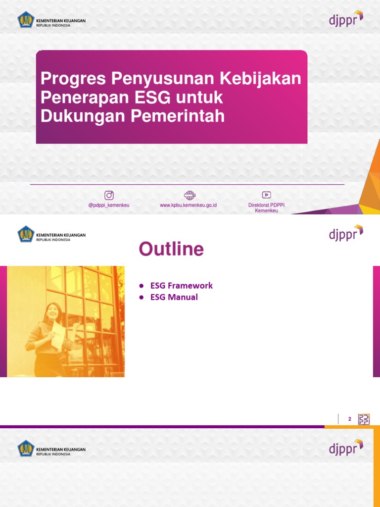 Esg Framework Dan Manual Kemenkeu Pdf