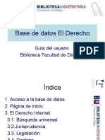 Base de Datos El Derecho