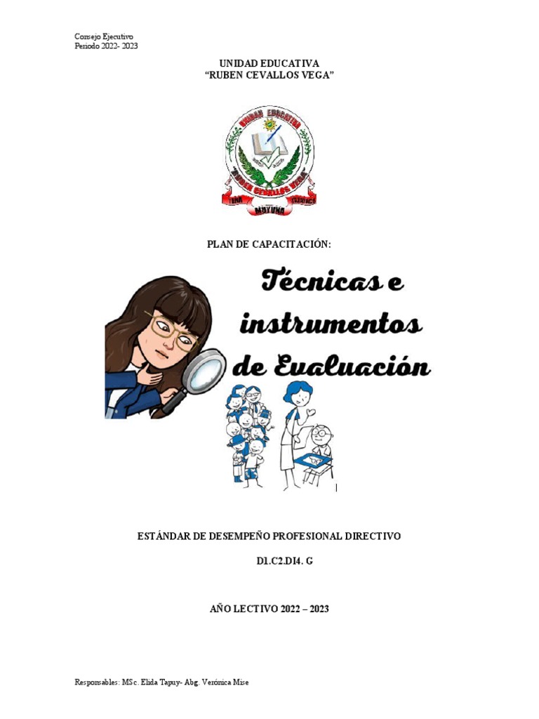 Plan de Capacitación Docente 2022-2023 | PDF | Crecimiento personal y ...