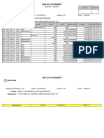 Dda A/C Statement: Review by Approved by