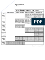 Distribución de Exámenes Finales P.A. 2022-3 PDF