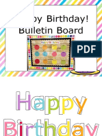 Happy Birthday! Bulletin Board
