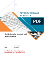 Advisory Circular AC 91-15 v1.1: Guidelines For Aircraft Fuel Requirements