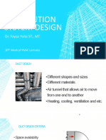 AIR Distribution System Design: Dr. Fayza Yulia ST., MT