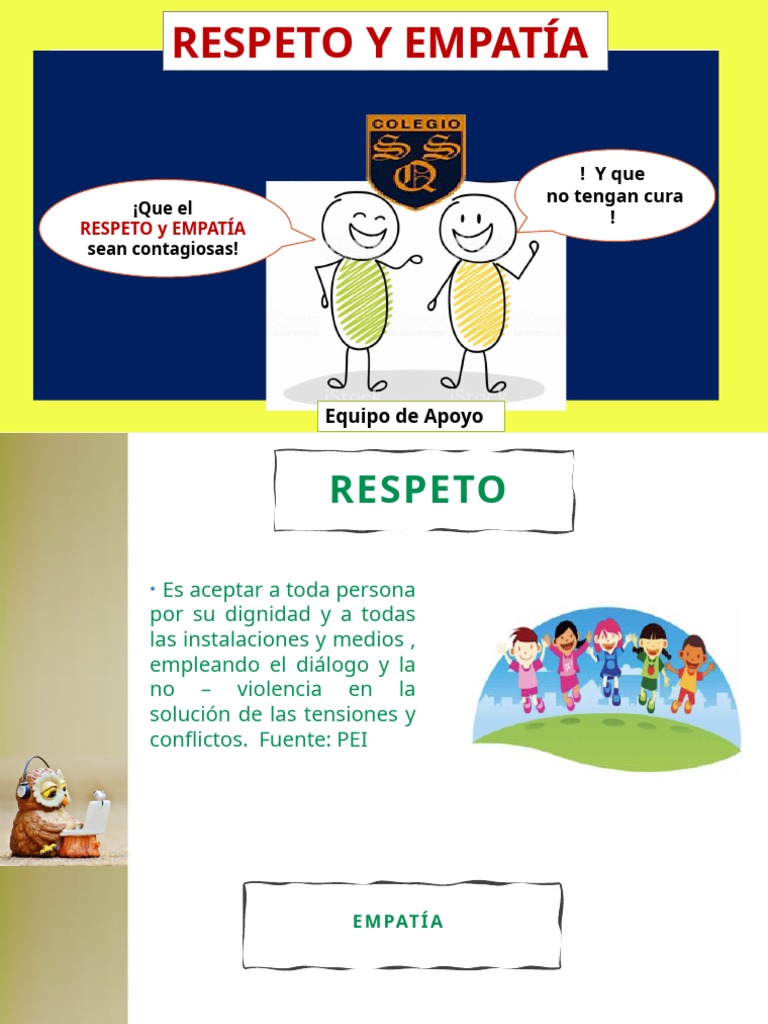 Fomentando Respeto y Empatía en Niños | PDF | Estudios de idiomas ...
