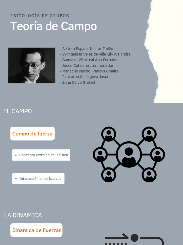 Teoría de Campo PDF Sicología Comportamiento