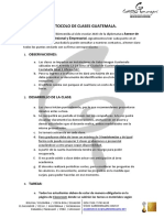 Protocolo de Clases Guatemala.: Observaciones
