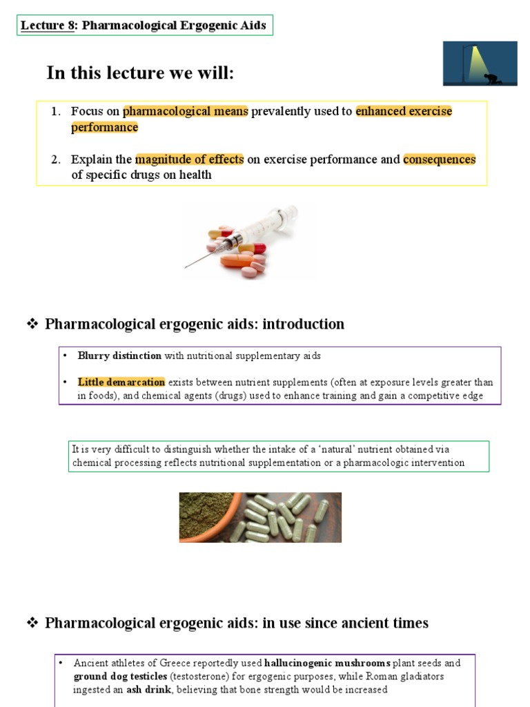 Pharmacological Ergogenic Aids PDF Strength Training Doping In Sport